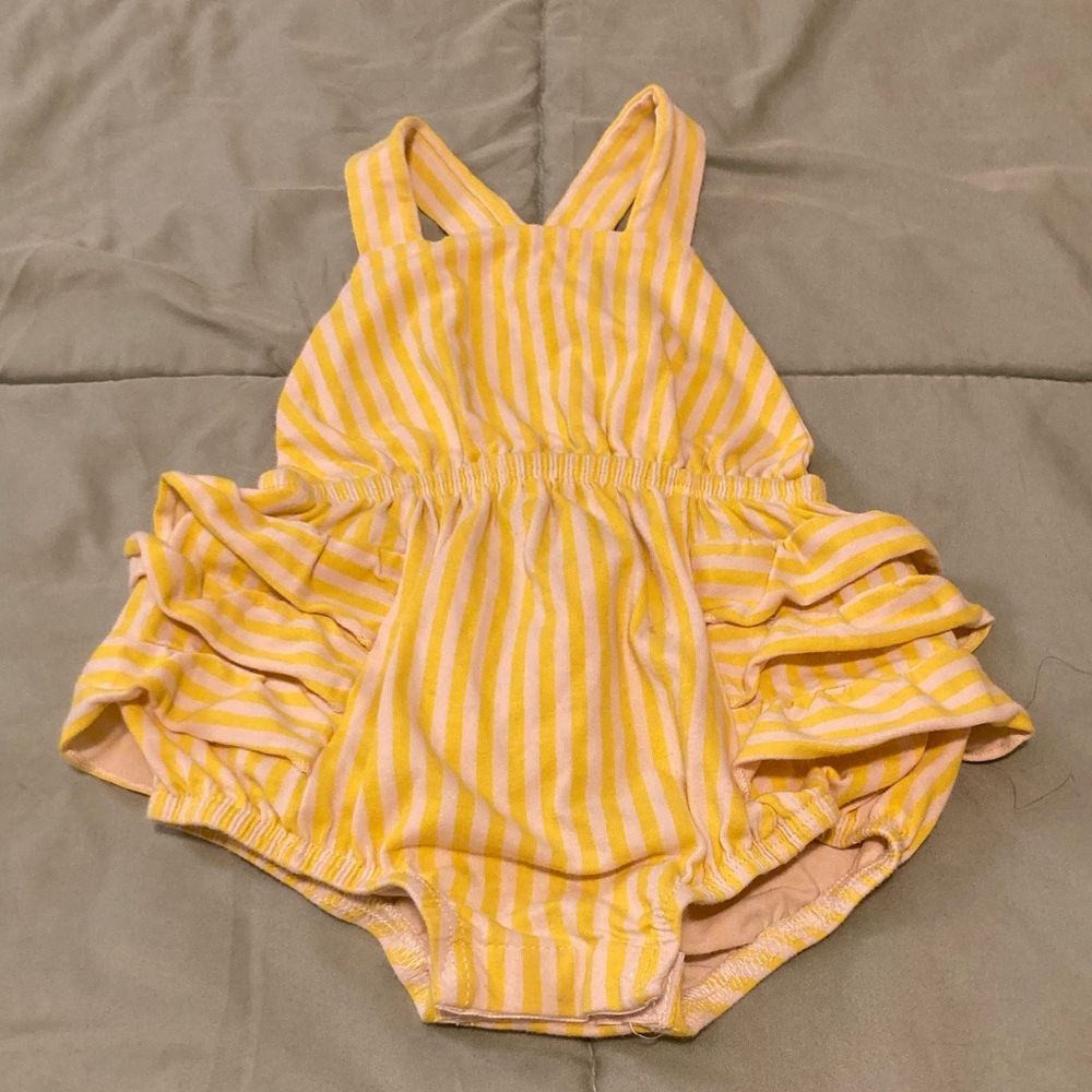 Alice + Ames yellow sunsuit